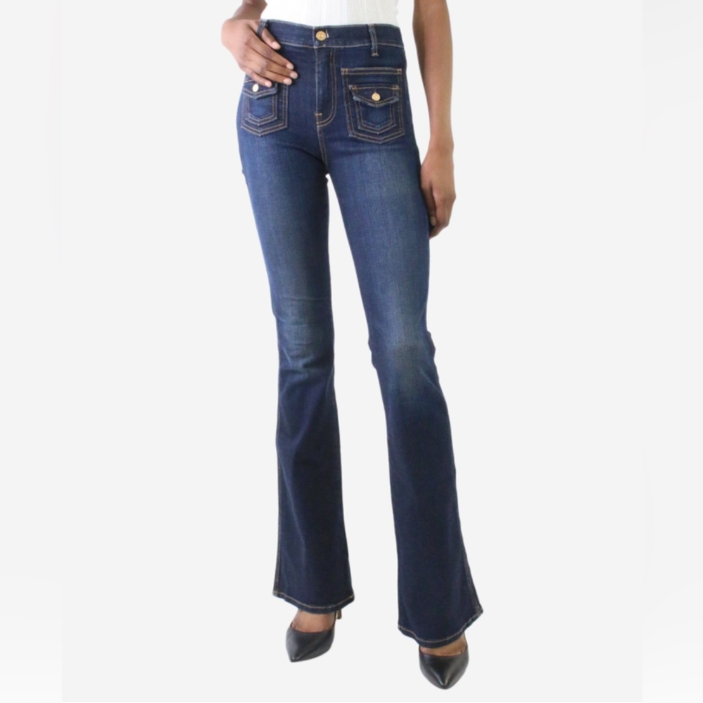 7 For All Mankind Jeans Sz 30 Detailed Stitch Front Pockets * Brand New